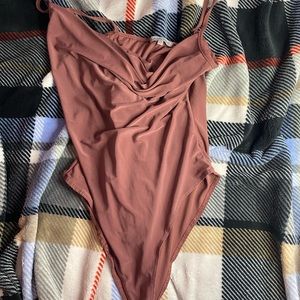 Brown Body Suit